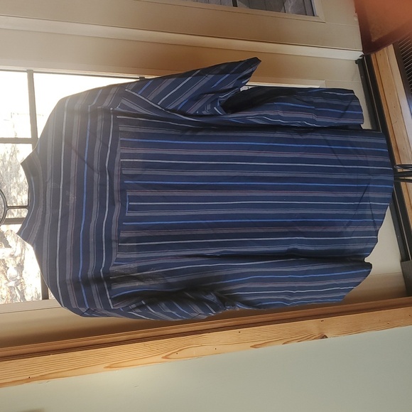 VTG ELY CATTLEMAN WESTERN SHIRT POLY/COTTON BLEND PLAID Pearl Buttoned Sz XXL - Picture 4 of 13